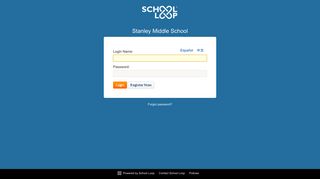 Login - Stanley Middle School - School Loop - Stanley Middle School Portal