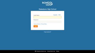 
                            4. Login - Statesboro - Statesboro High School - School Loop - Shs School Loop Portal