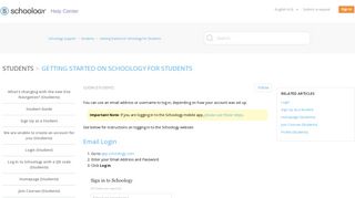 
                            8. Login (Student) – Schoology Support - Ths Portal