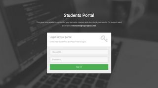
                            3. Login - Students' Portal - Uds Student Portal