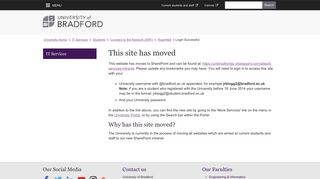 
                            1. Login Successful - University of Bradford - Bradford Portal