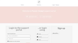 
                            1. Login - Support - Plunder Design - Plunder Portal Password Reset