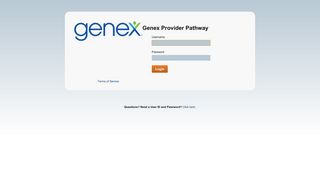 
                            6. Login - TalisPoint - Genex Portal