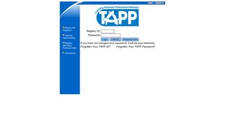 
                            7. Login - TAPP Registry - Tapp Login Topshop