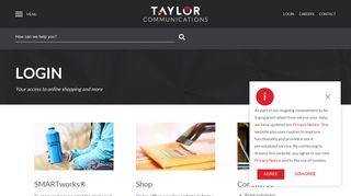 
                            1. Login | Taylor Communications - Taylor Communications Employee Portal