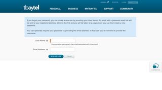 
                            1. Login - Tbaytel - Tbaytel Net Portal