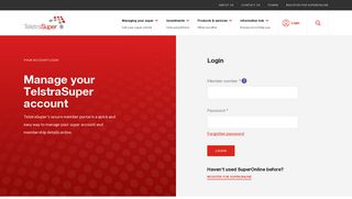 
                            4. Login | TelstraSuper - Telstra Super Online Portal