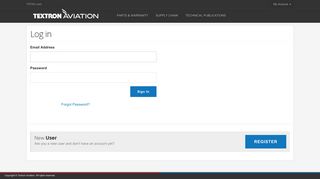
                            1. Login - Textron Aviation - Textron Customer Portal