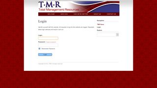 
                            10. Login - TMR - Tmr Portal