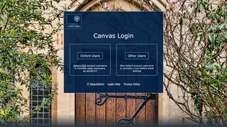 
                            5. Login to Canvas - University of Oxford - Dashboard Portal Oxford