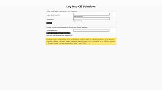 
                            1. Login to CE Solutions - Ce Solutions Login