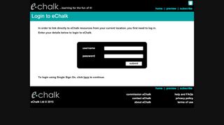 
                            7. Login to eChalk - eChalk subscription: login page - Www Echalk Com Portal