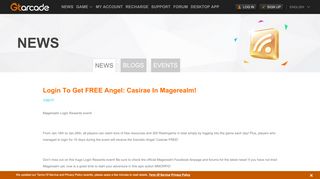 
                            5. Login To Get FREE Angel: Casirae In Magerealm! - GTArcade - Magerealm Portal