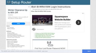 
                            8. Login to iBall iB-WRA150N Router - SetupRouter - Iball Baton Portal Password Change