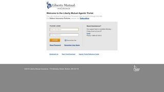 
                            8. Login to Liberty Mutual Agents' Portal - Icase Login
