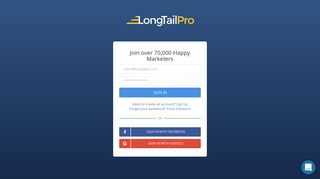 
                            1. Login to Long Tail Pro - Www Longtailpro Com Portal