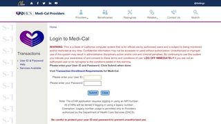 
                            5. Login to Medi-Cal - Medi-Cal - Medi Cal Ca Gov Eligibility Portal