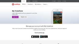 
                            4. Login to My Vodafone | Vodafone Australia - Vodafone Red Portal