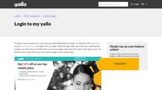
                            5. Login to my yallo – yallo - Yallo Prepaid Portal
