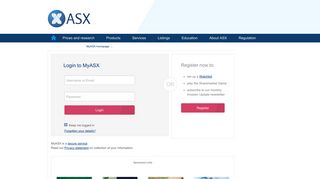
                            1. Login to MyASX - ASX - Asx Game Portal