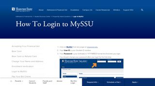 
                            4. Login to MySSU | Student Business Center at ... - Portsmouth - Myssu Portal