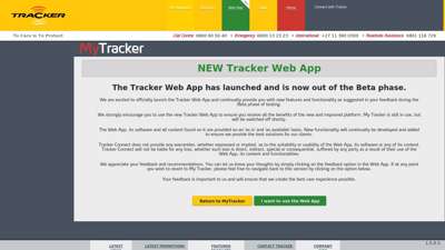 
                            10. Login to MyTracker - The Tracker Web App has launched and ...