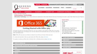 
                            2. Login to Office 365 - Queens College, City University of New ... - Qc Mail Portal