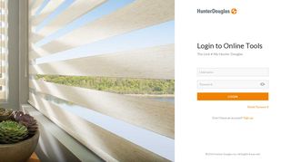 
                            2. Login to Online Tools - Hunter Douglas - Myhunterdouglas Com Portal
