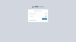 Login to SMS Tracker