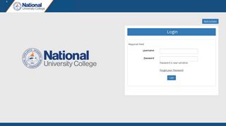 
                            3. Login to Student Portal - National College Portal Portal