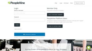 
                            7. Login to the Membership Portal - PeopleVine - Vinesign Portal