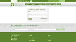 
                            3. Login to Tru Health Medicine - True Health Patient Portal