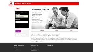 Login to VCO - Www Vodafone It Portal