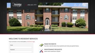 
                            7. Login to Woodridge Apartments Resident Services ... - Apartment Services Portal