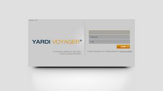
                            3. login to Yardi Voyager - yardiasp14.com - Yardi Voyager Plus Login