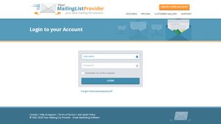 
                            6. Login to your Account - YMLP - Ymlp Com Portal Html