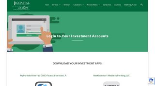 Login to Your Investment Accounts | Coastal Wealth ... - Coastal24 Com Portal
