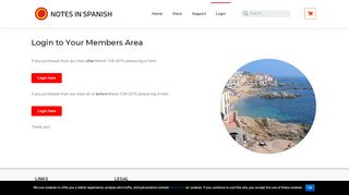
                            2. Login to Your Members Area - Notes in Spanish - Learn Real ... - Spanish With Paul Members Login
