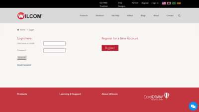 
                            9. Login to your Wilcom account