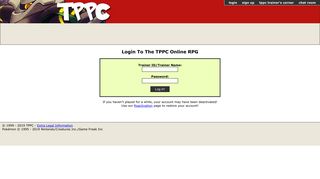 
                            1. Login! - TPPC Online RPG v8.0 - Tppcrpg Net Portal