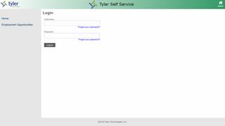 
                            1. Login - Tyler Self Service - Tyler Technologies - Tyler Technologies Employee Self Service Portal
