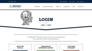 
                            1. Login | Ultimate Staffing Services - Staffing Services Portal