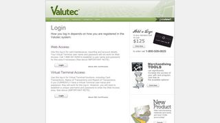 
                            2. Login - Valutec Card Solutions