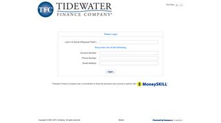 
                            6. Login - Ventanex - Tidewater Finance Home Depot Portal