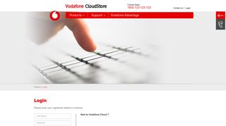 
                            1. Login - vodafone cloud - Vodafone Cloud Portal