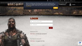 
                            1. Login - War2 Glory - free Browsergame - War2glory Login