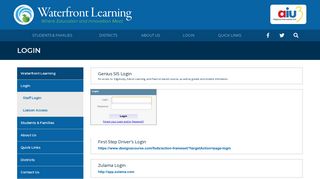 Login - Waterfront Learning
