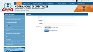 
                            6. Login | Web Portal for IRS - IRS Officers Online - Itba Incometax Gov In Login