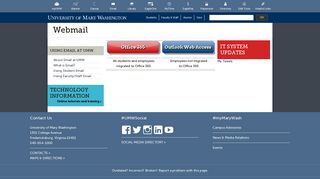 
                            1. Login - Webmail - Umw Email Portal