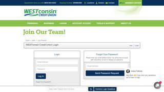 
                            8. Login - WESTconsin Credit Union Jobs - ApplicantPro - Westconsincu Portal
